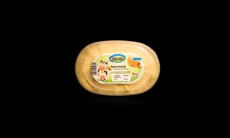ijs 1liter caramel zwart (Groot)