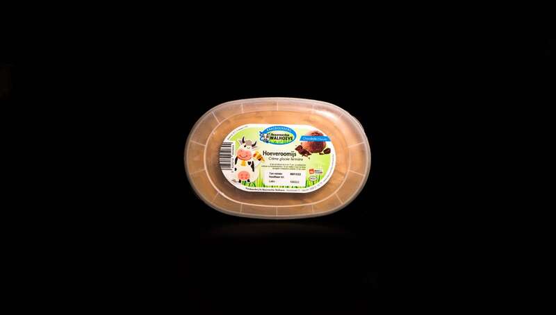 ijs 1liter chocolade zwart (Groot)