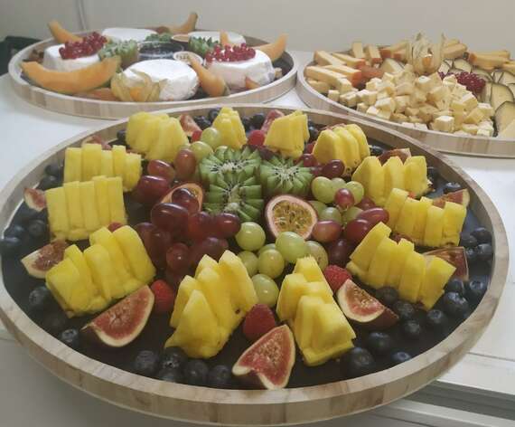 Kaasbuffet Beauvoordse Walhoeve - Kaasbuffet met fruit samengesteld door kaasmeester Beauvoordse Walhoeve - Kaasbuffet met fruit